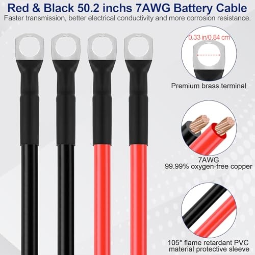 Battery Relocation Kit, Battery Jump Post Kit Heavy Duty Remote 1PCS Style 1