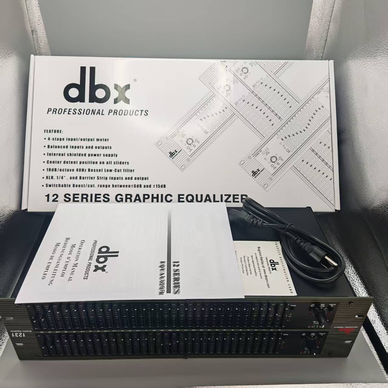DBX 1231 Dual Channel 31-Band Analog Graphic Equalizer