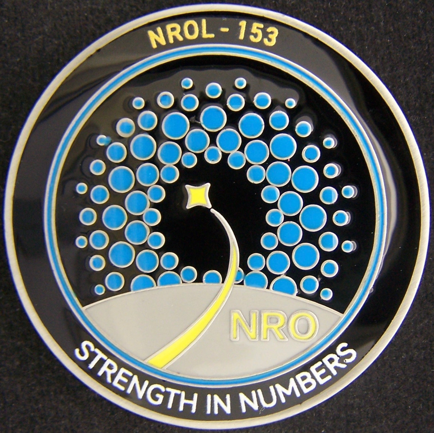 NROL-153 Strength in Numbers Proliferated Architecture NRO Challenge Coin