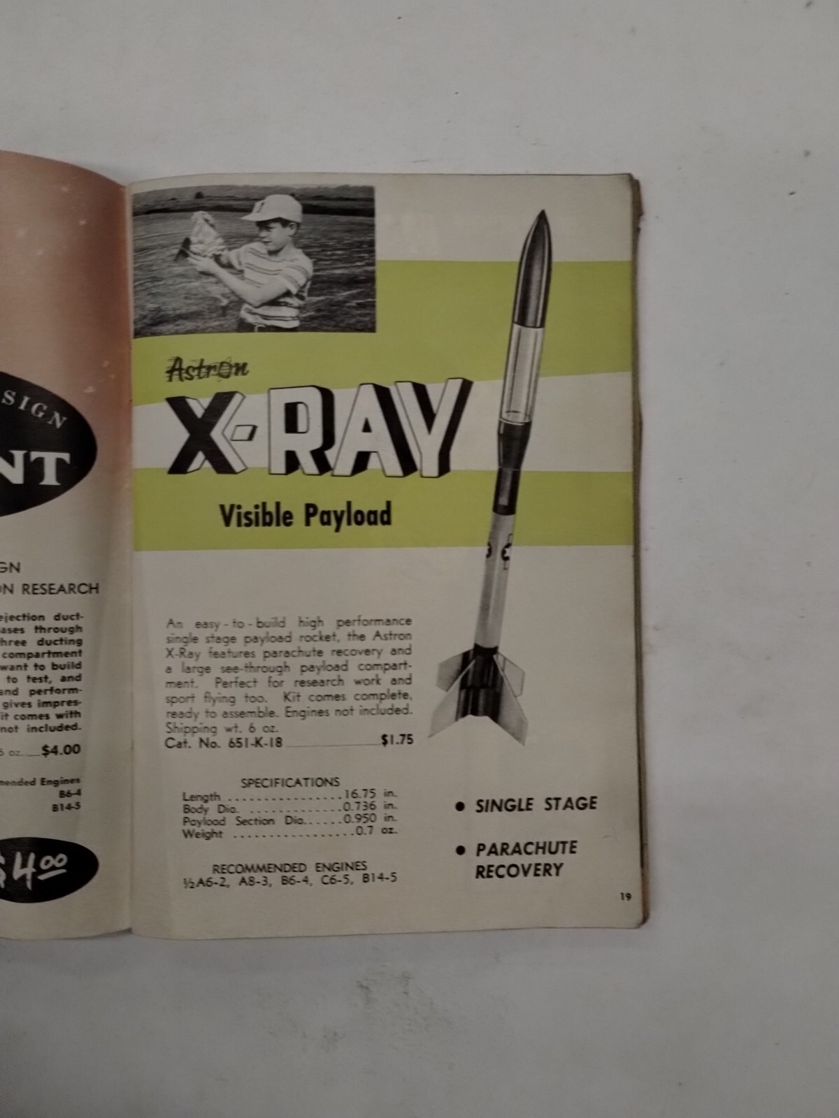 Estes Rocket Supplies "Model Rocket" Supplies Catalog 1969-original