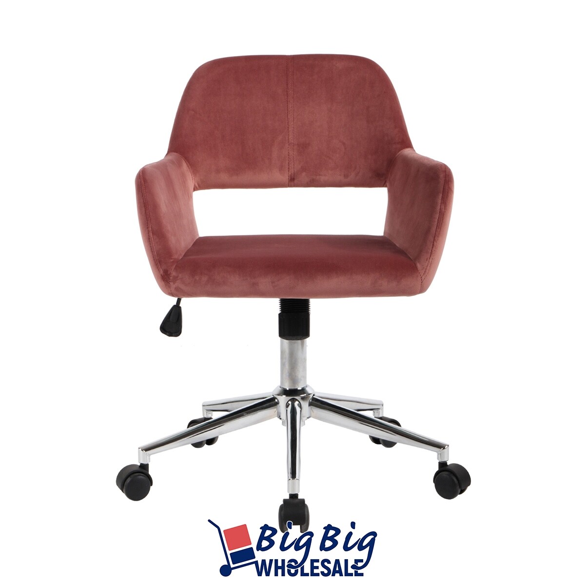 Ergonomic Velvet Office Chair Mid Back Executive Swivel Computer Home Desk Seat