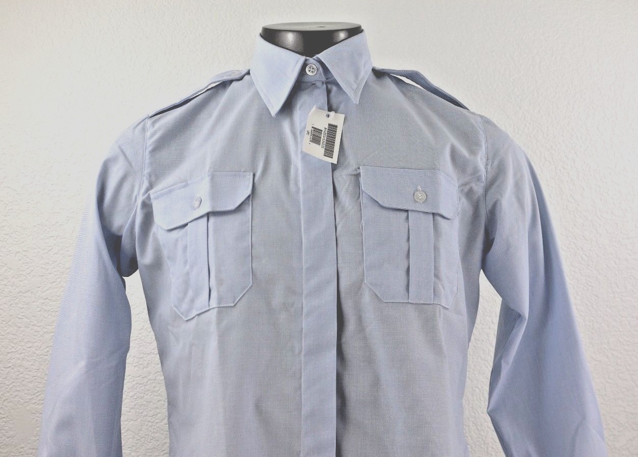 NEW DSCP Guardian Collection Women's Long Sleeve Dress Shirt 15N 40B 32/33S
