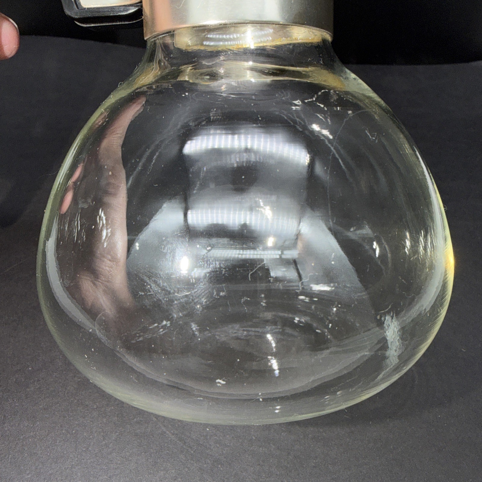 Cory Glass Coffee Carafe 5.5" – Replacement Small Size – Black Handle & Lid