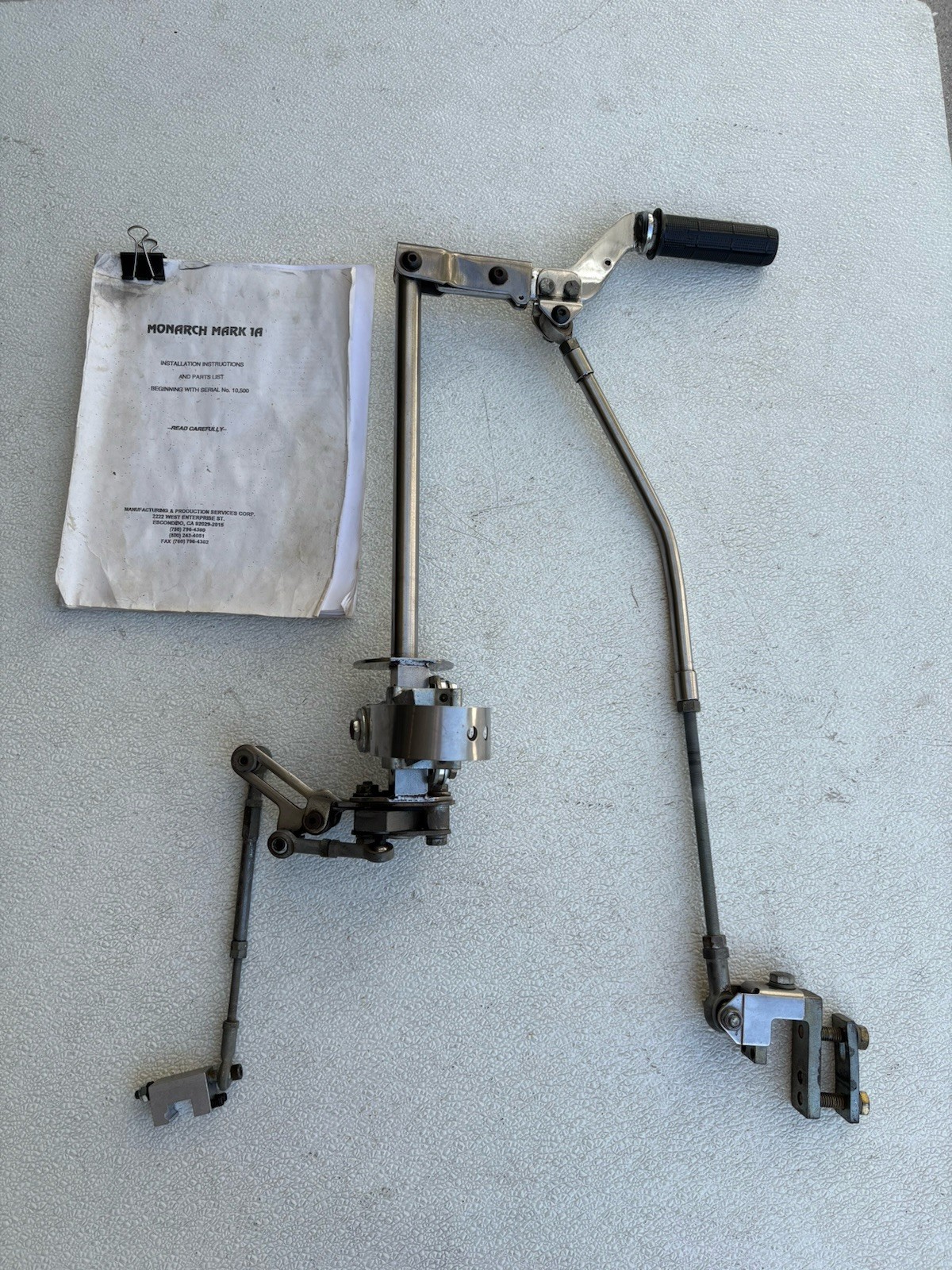 MPS handicap driver hand controls