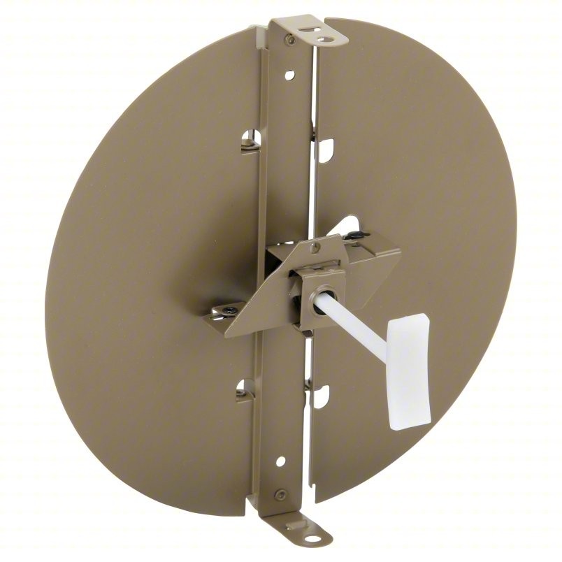 8″ Snap-On Round Control Damper – Steel Butterfly HVAC Damper 4JRL8
