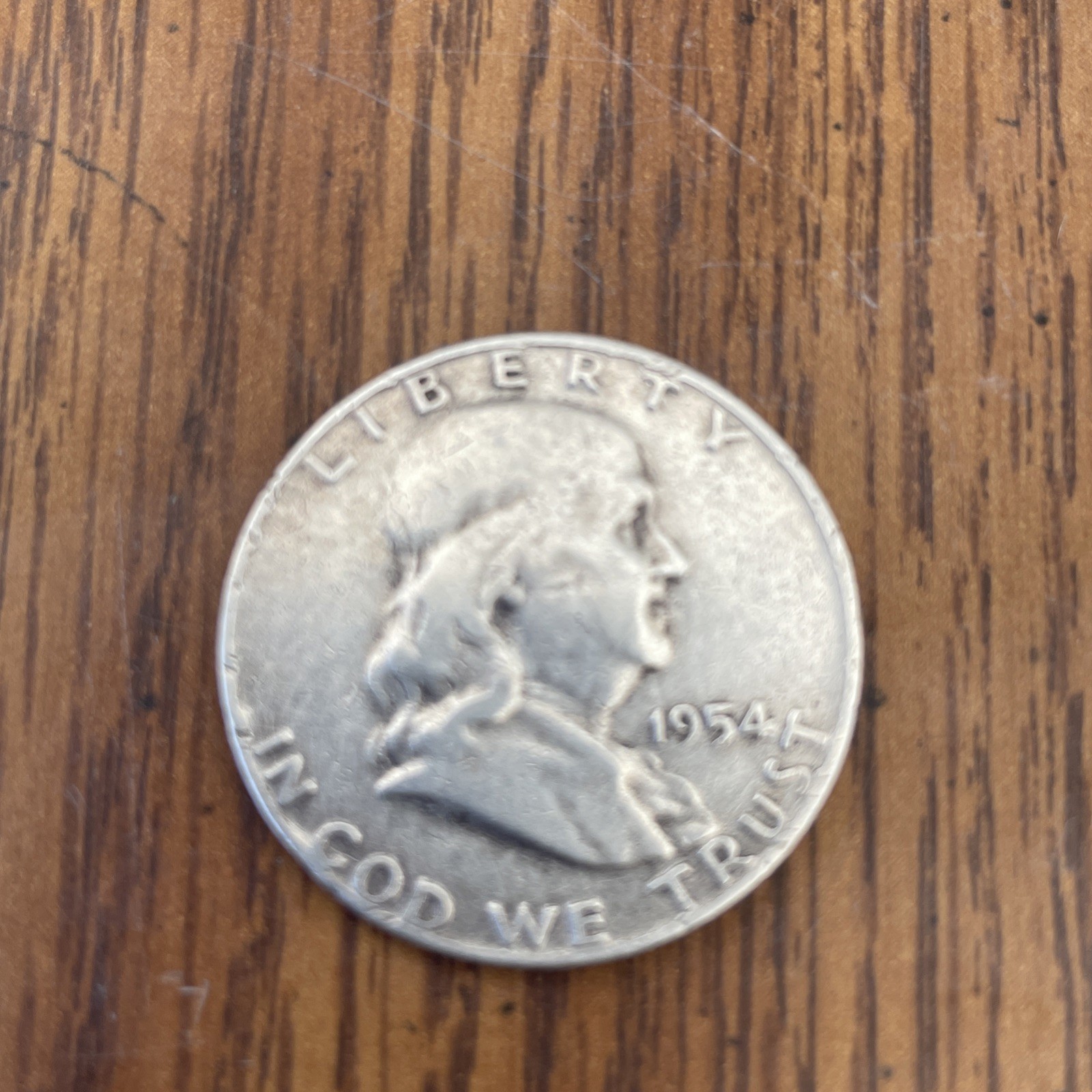 1954 D Franklin Half Dollar