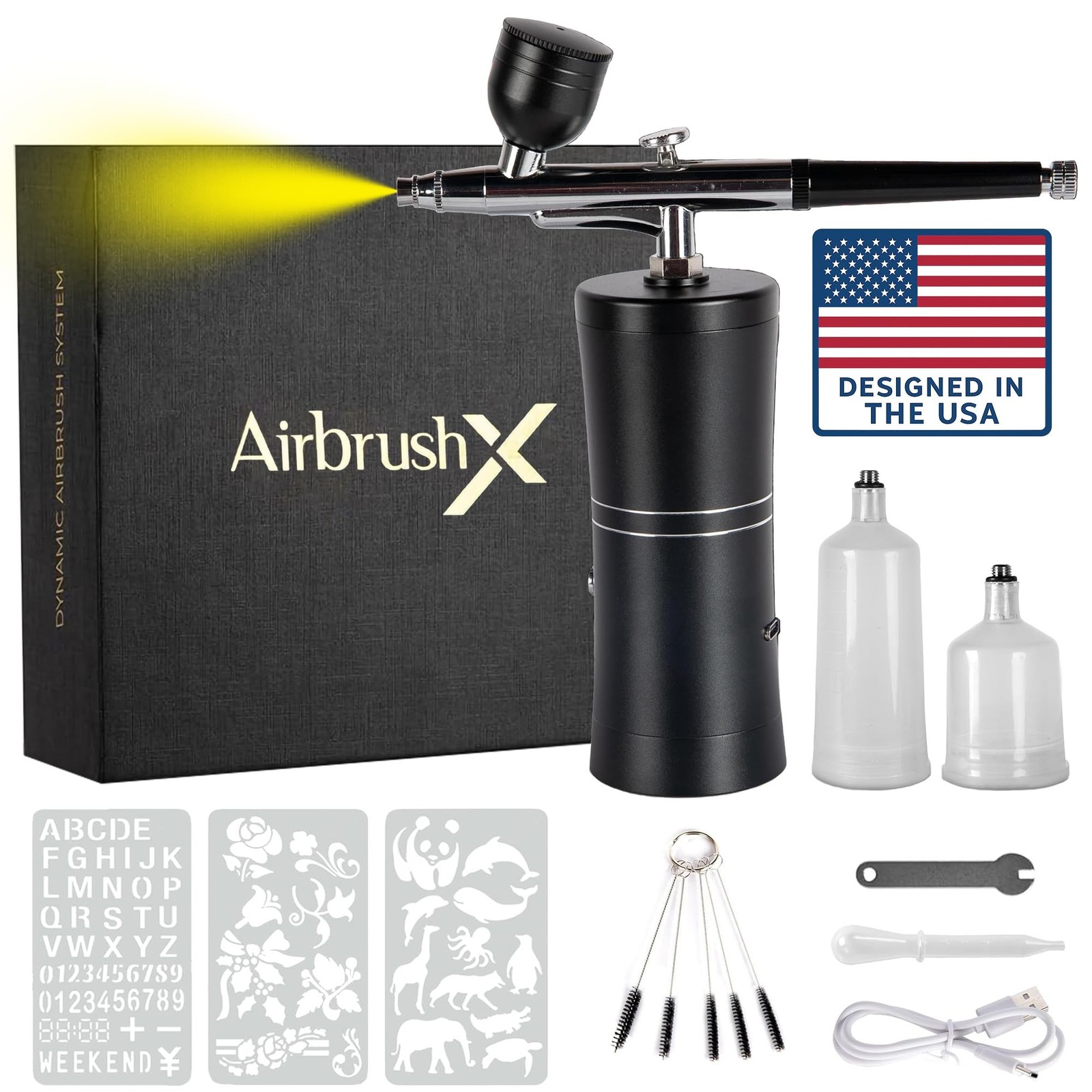 Airbrush Kit, Airbrush for Nails, Air Brush Kit with Air Compressor, Air Brus...