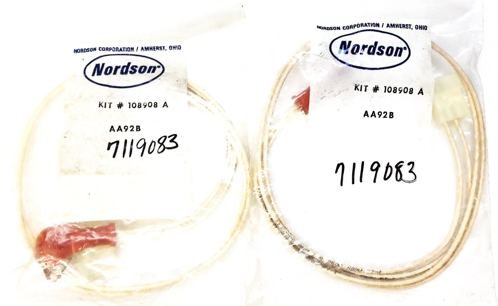 Nordson Temperature Control Kit 108908A (AA92B) [Lot of 2] NOS