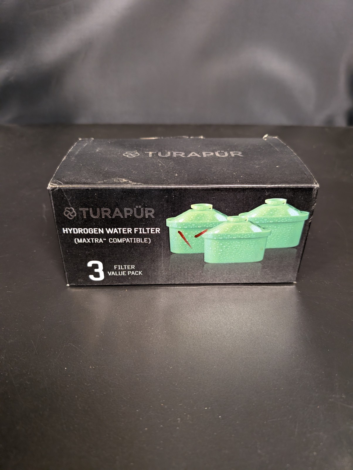 Turapur Hydrogen Water Filter 2 Pack Replacement Maxtra Compatible Green NIP