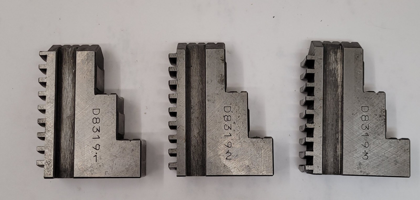Lathe Chuck Jaws – 3 Piece Set