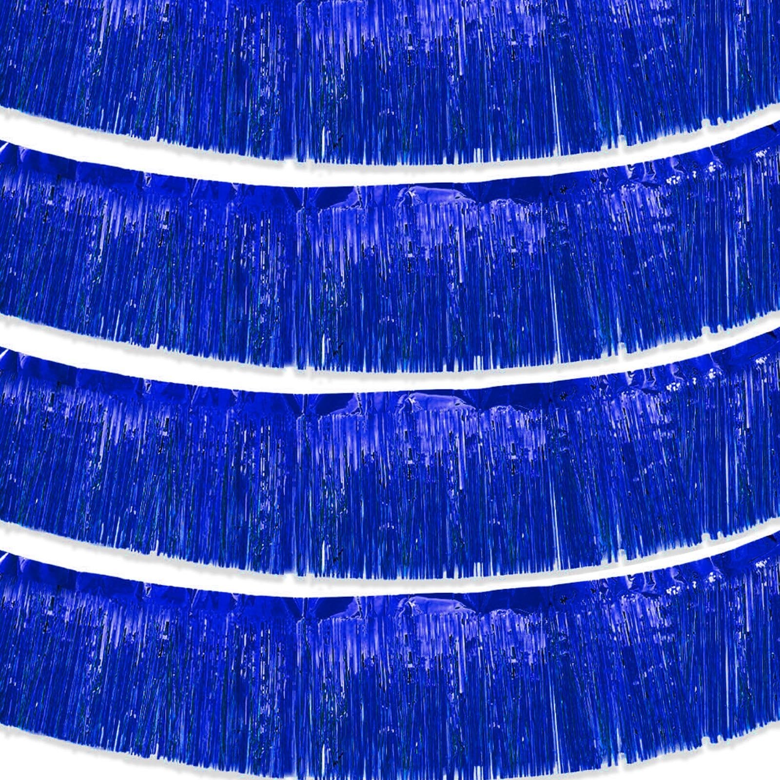Blue Parade Float Fringe, Banners,Blue Fringe Garland,For Parade Float Decora...