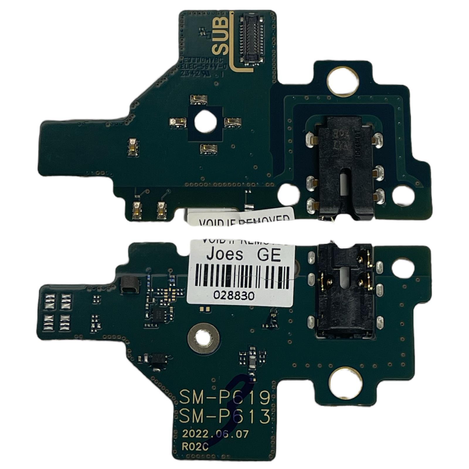 Original Samsung Galaxy Tab S6 Lite SM-P610 P613 P619 Audio Jack AUX Port Parts