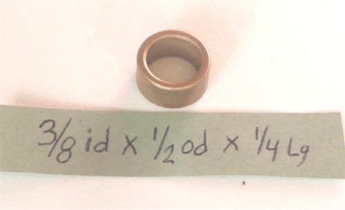 Oilite Bushing Bronze New 3/8 id x 1/2 od x 1/4 brass bearing bush sleeve spacer