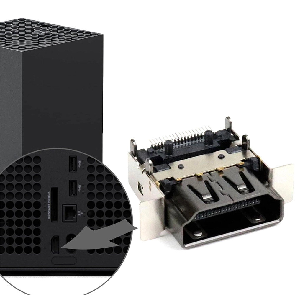 OEM HDMI Port Socket Dock Connector Replacement For Xbox Series One Game Console