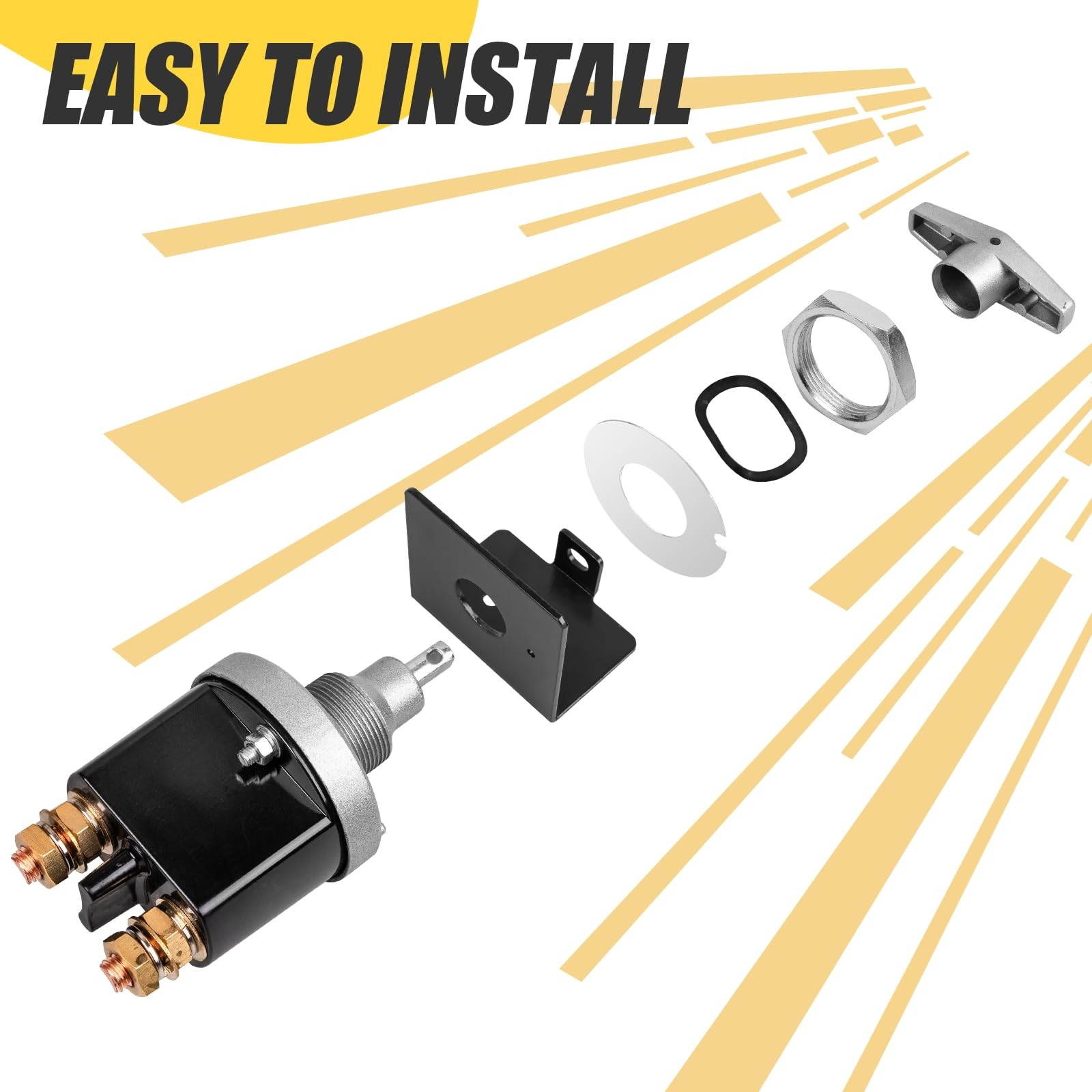 500A High Current Battery Disconnect Switch, 12-36V Cut Off Switch...