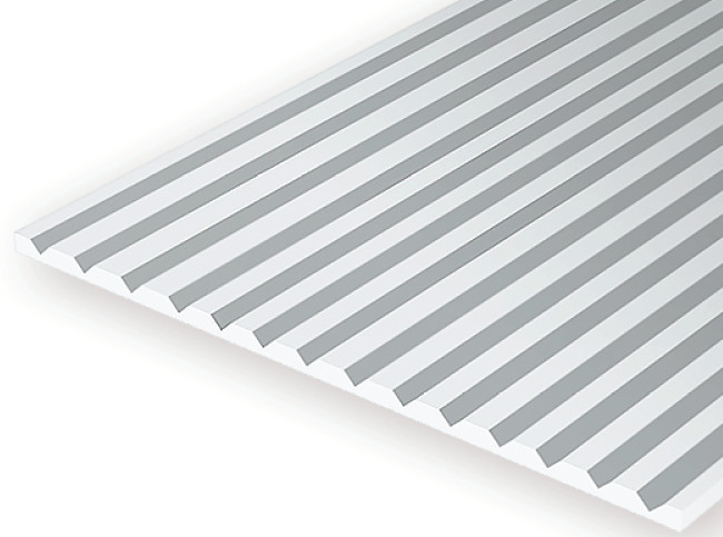 Evergreen Scale Models 2080 Styrene V-Groove .020 x 6 x 12,.080"