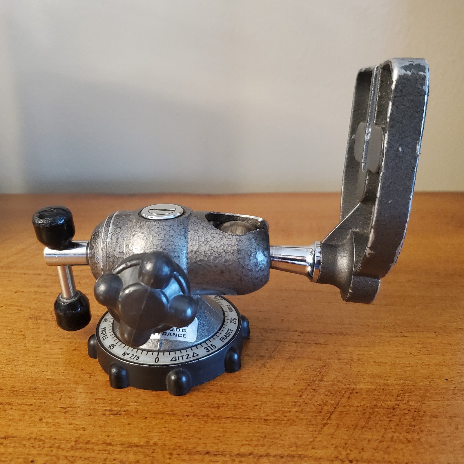 Gitzo Brevette S.G.D.G. 275 Offset Ball Head Mount - Made in France