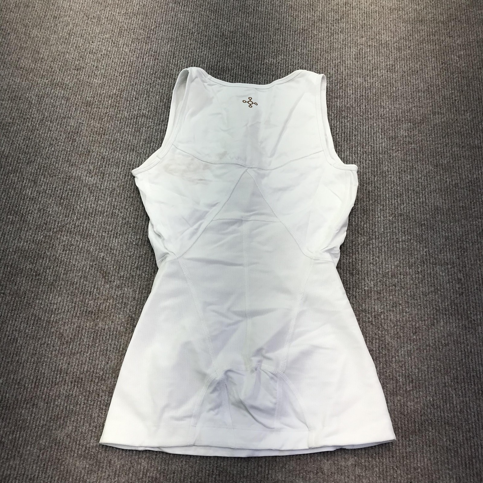 Tommie Copper Womens Back Support Compression Tank Top Small White Copper Znergy