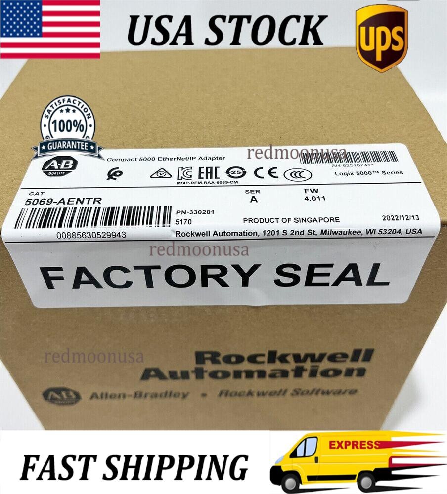 Newest Factory Sealed AB 5069-AENTR Compact 5000 EtherNet/IP Adapter 5069AENTR