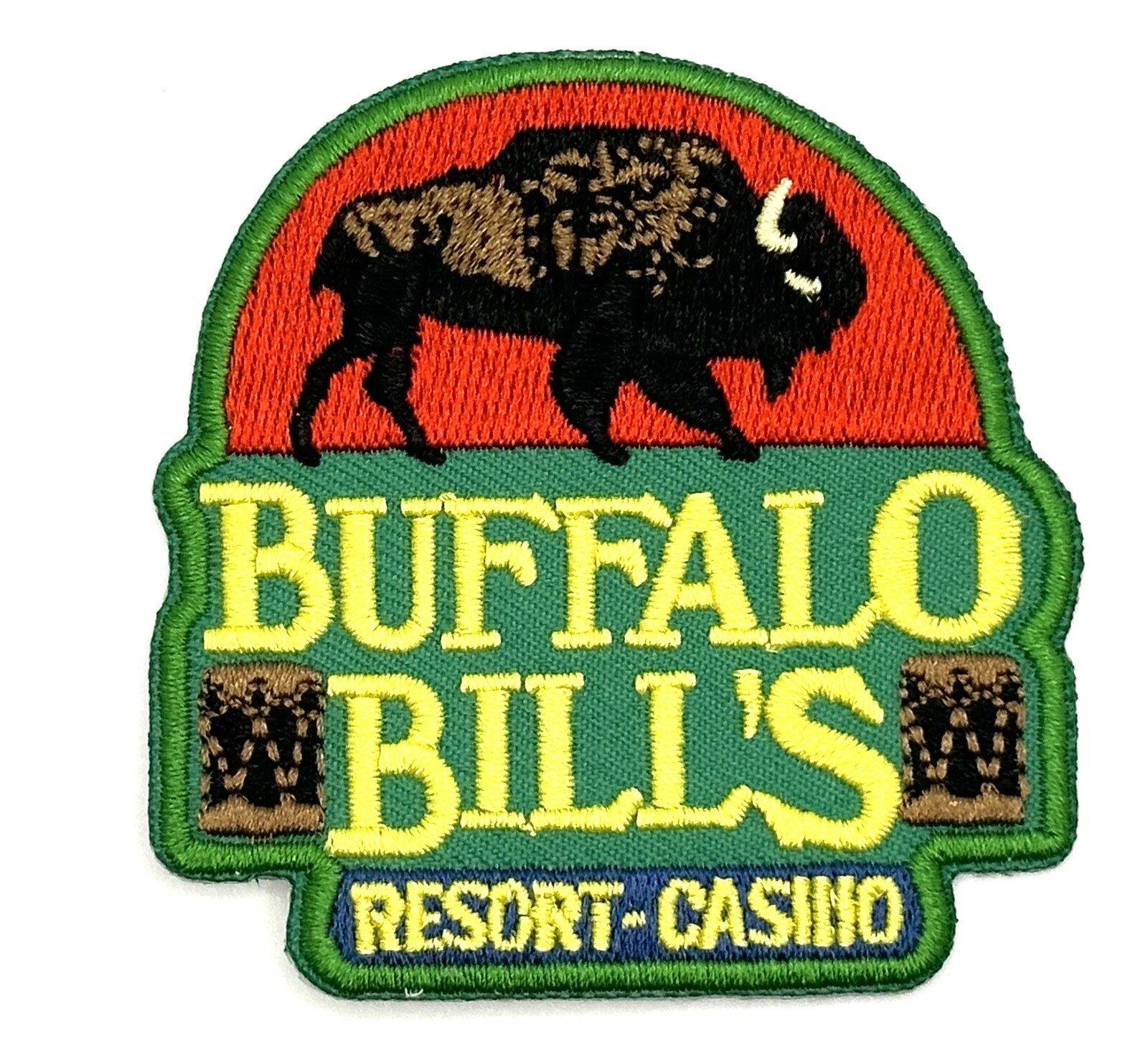 Buffalo Bill’s Hotel Casino Primm Las Vegas Nevada Retro Vintage Iron On Patch