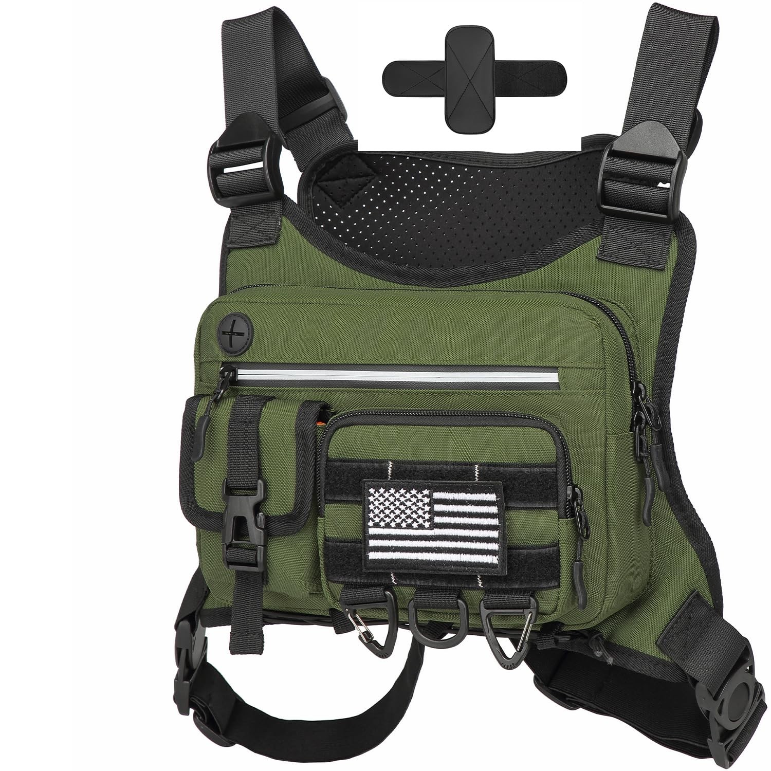 HAMBOLY Chest Bag for Men and Women, Tactical Running Chest Pack with Pistol ...