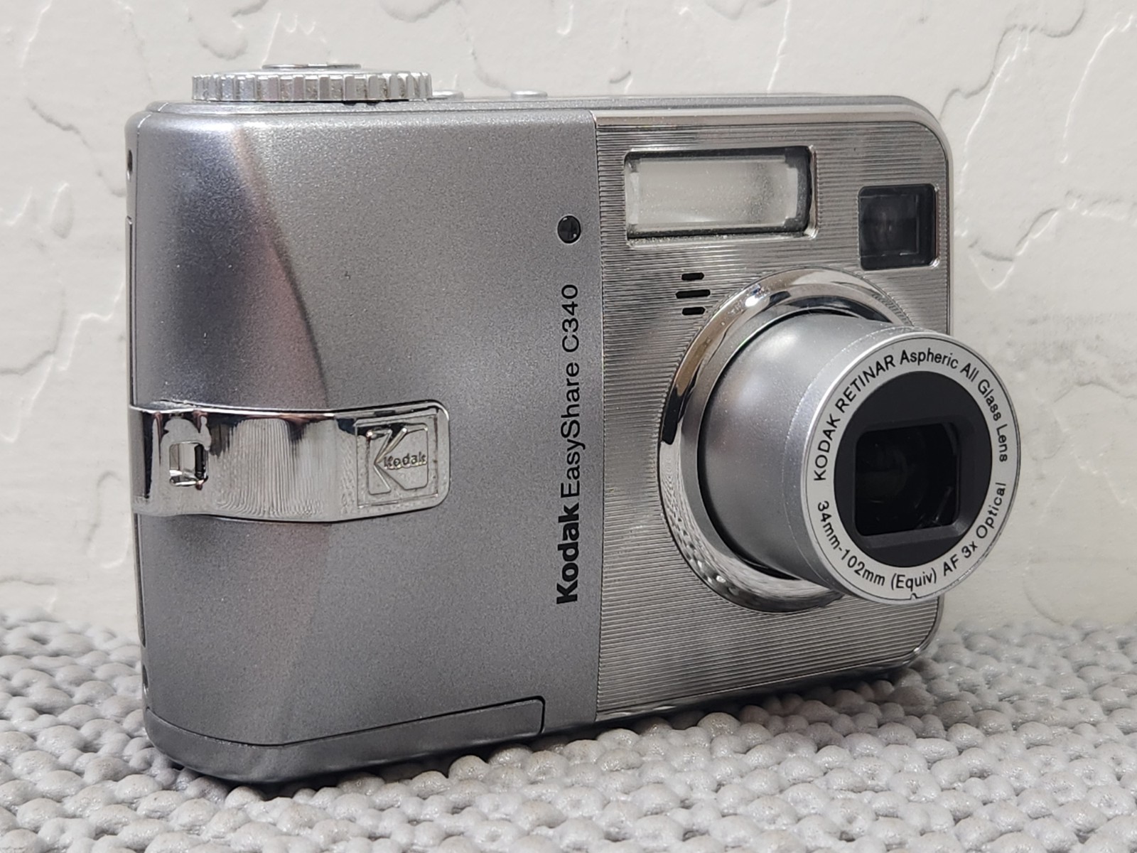 Kodak EasyShare C340 5.0MP Digital Camera - Silver Bundle Good Condition Tested