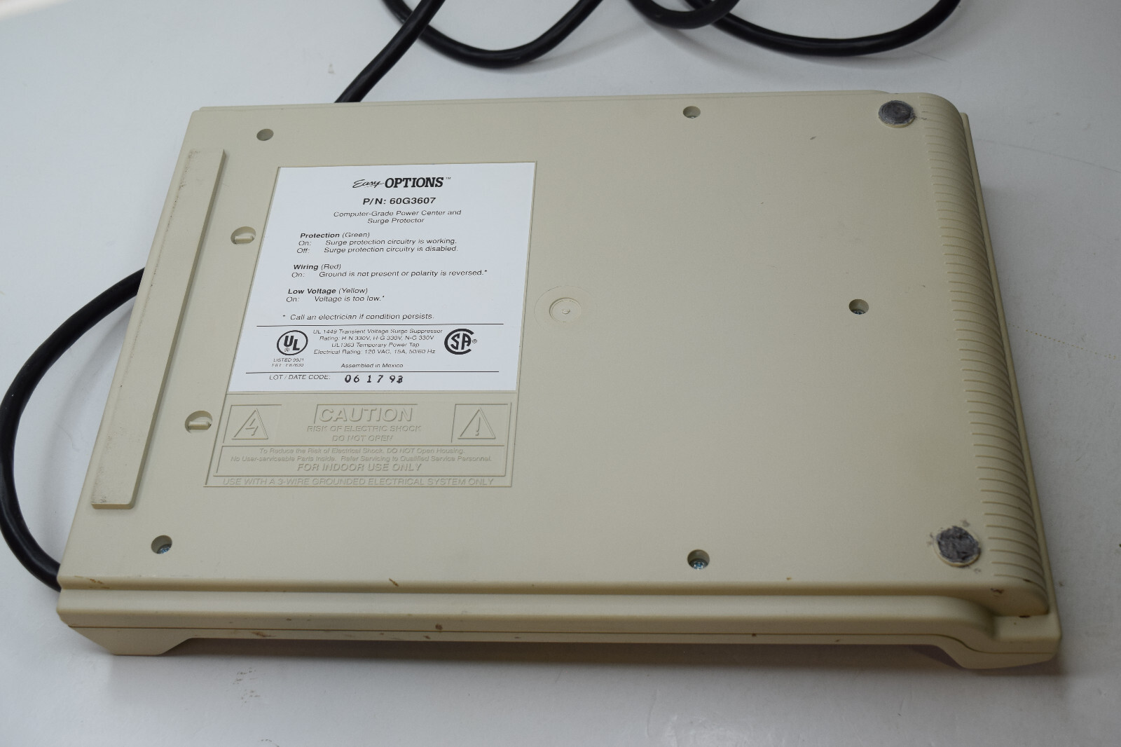 Easy Options Surge Protector Command Console