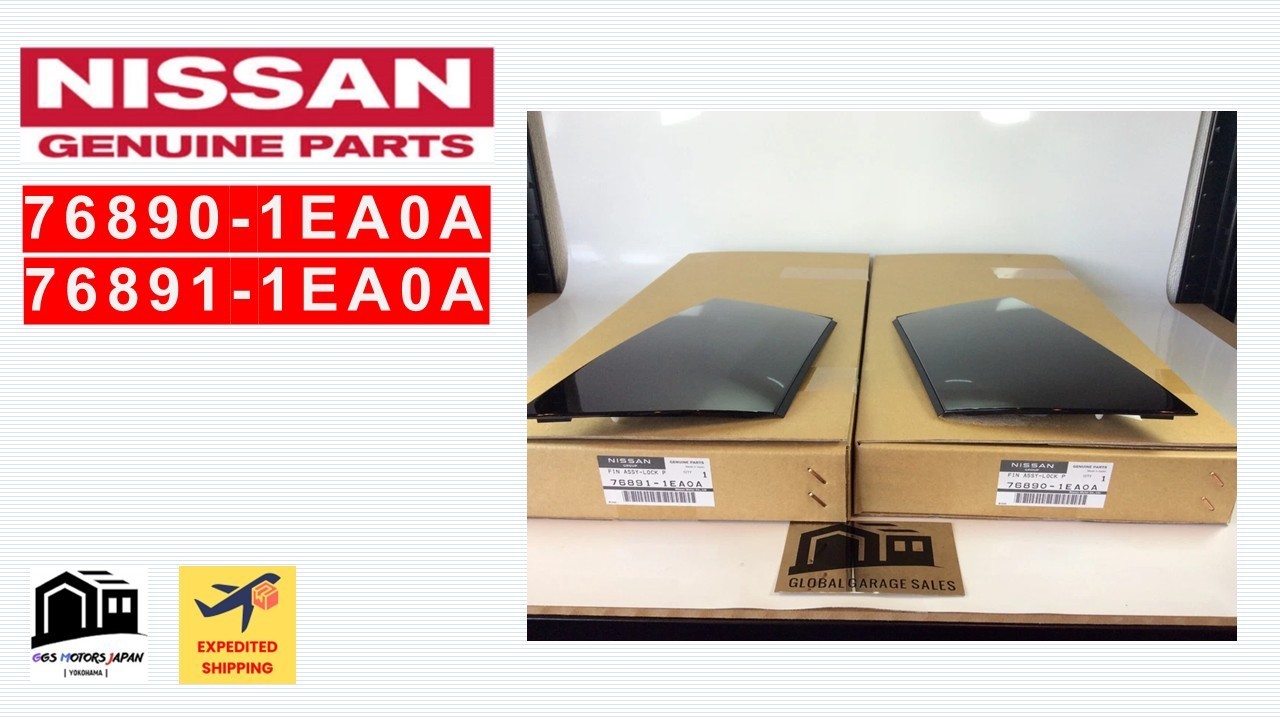 NISSAN OEM Z34 370Z FairladyZ FINISHER LOCK PILLAR LH & RH Pair Set From Japan