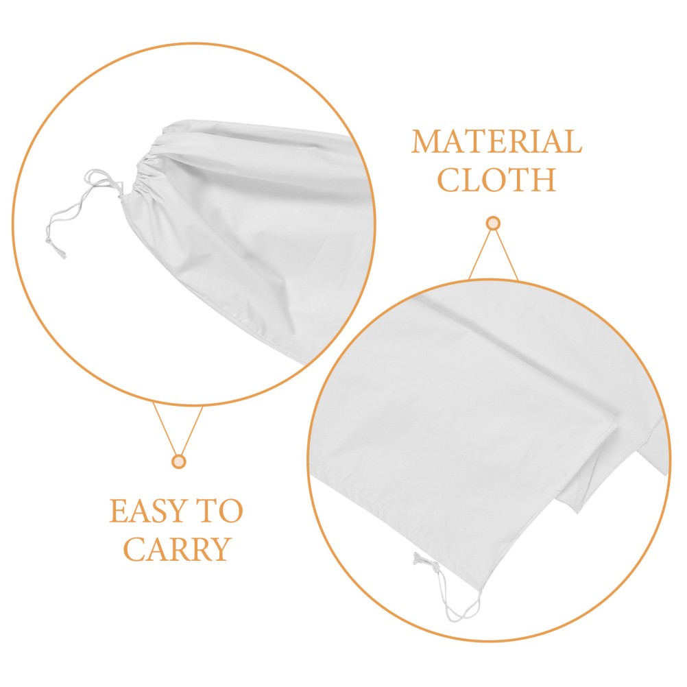 Flour Sack for Grain Mill Drawstring Replacement Bag Electric Collection