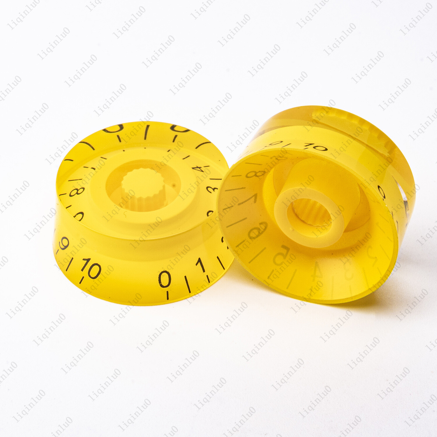 4 Pcs Yellow Custom LP Guitar Control Knobs Speed Knobs For Les Paul SG Guitar