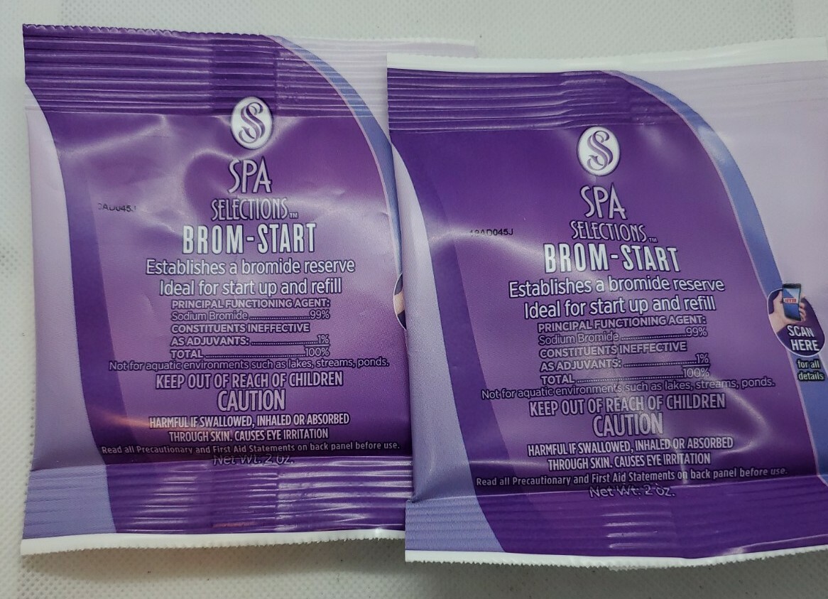 LOT OF 2 Spa Selections Brom-Start  2 oz each