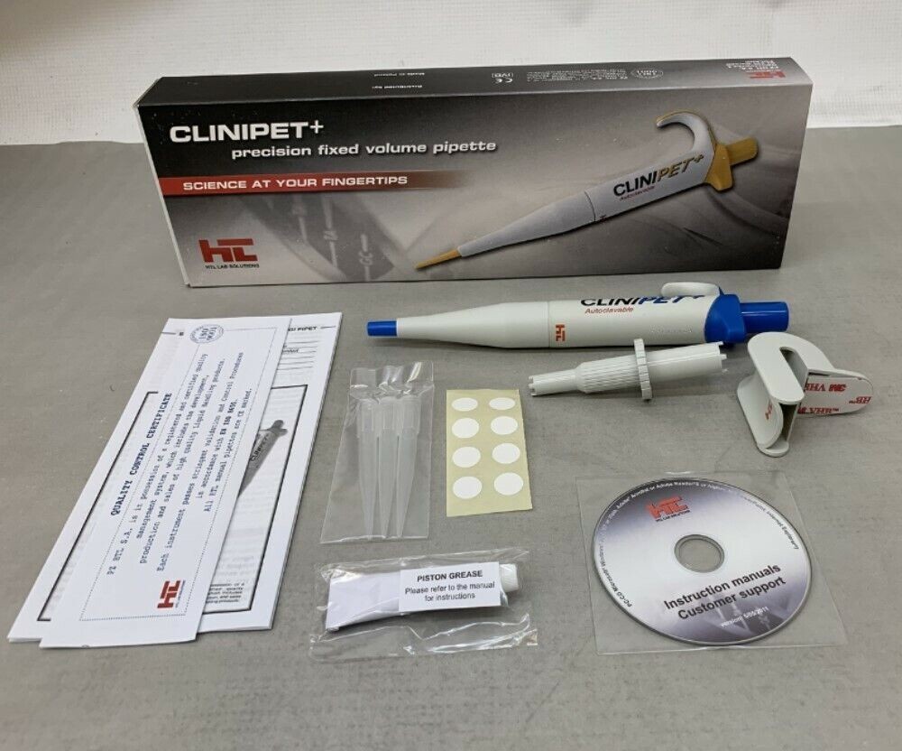 HTL Lab Solutions Clinipet+ Precision Fixed Volume Pipette CP1000/1000µl, 2266