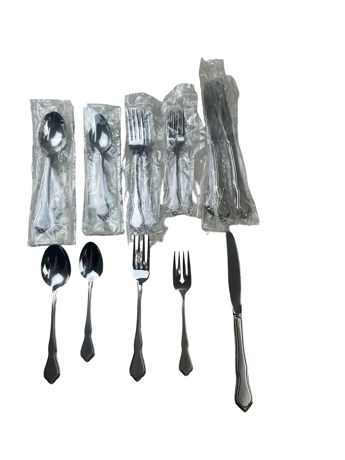 Oneida Trinity Stainless Flatware Set 20 Pc Service for 4 USA New No Box
