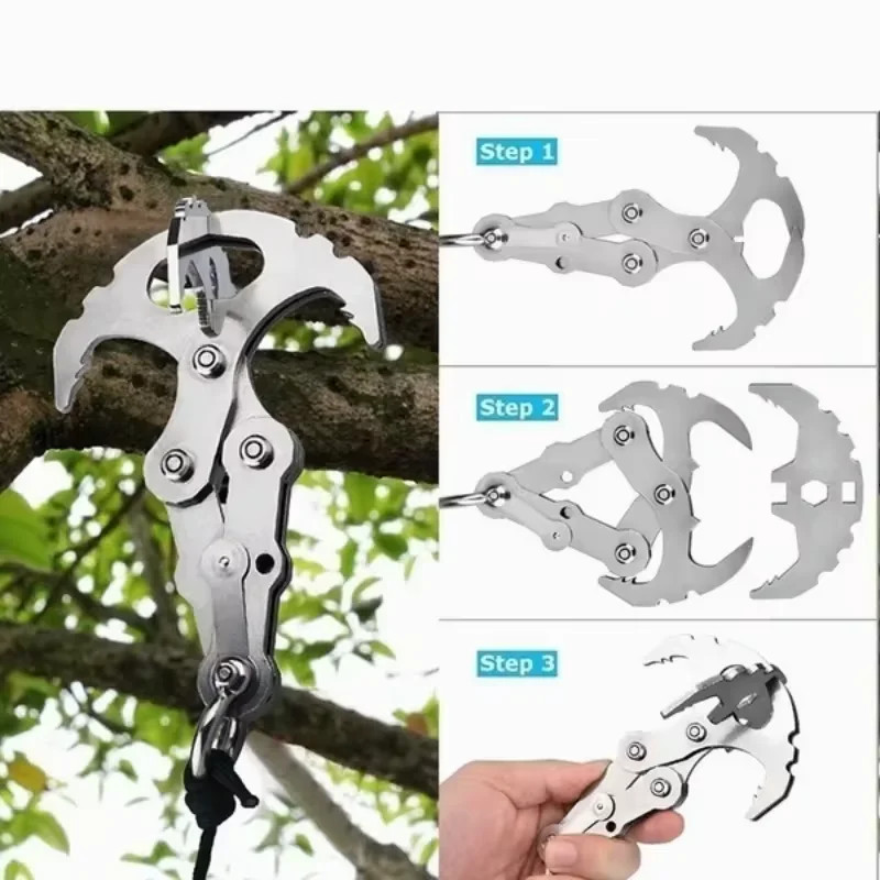 Folding Hook Multi functional Outdoor Climbing Claw Climbing Hook Climbing Claw