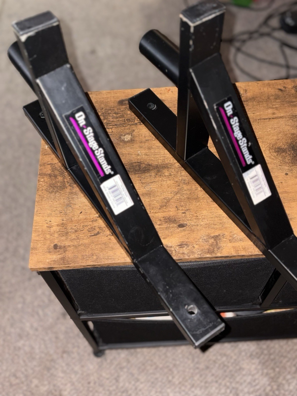 On-Stage Stands SS7914B Wall-Mount Speaker Brackets- Used