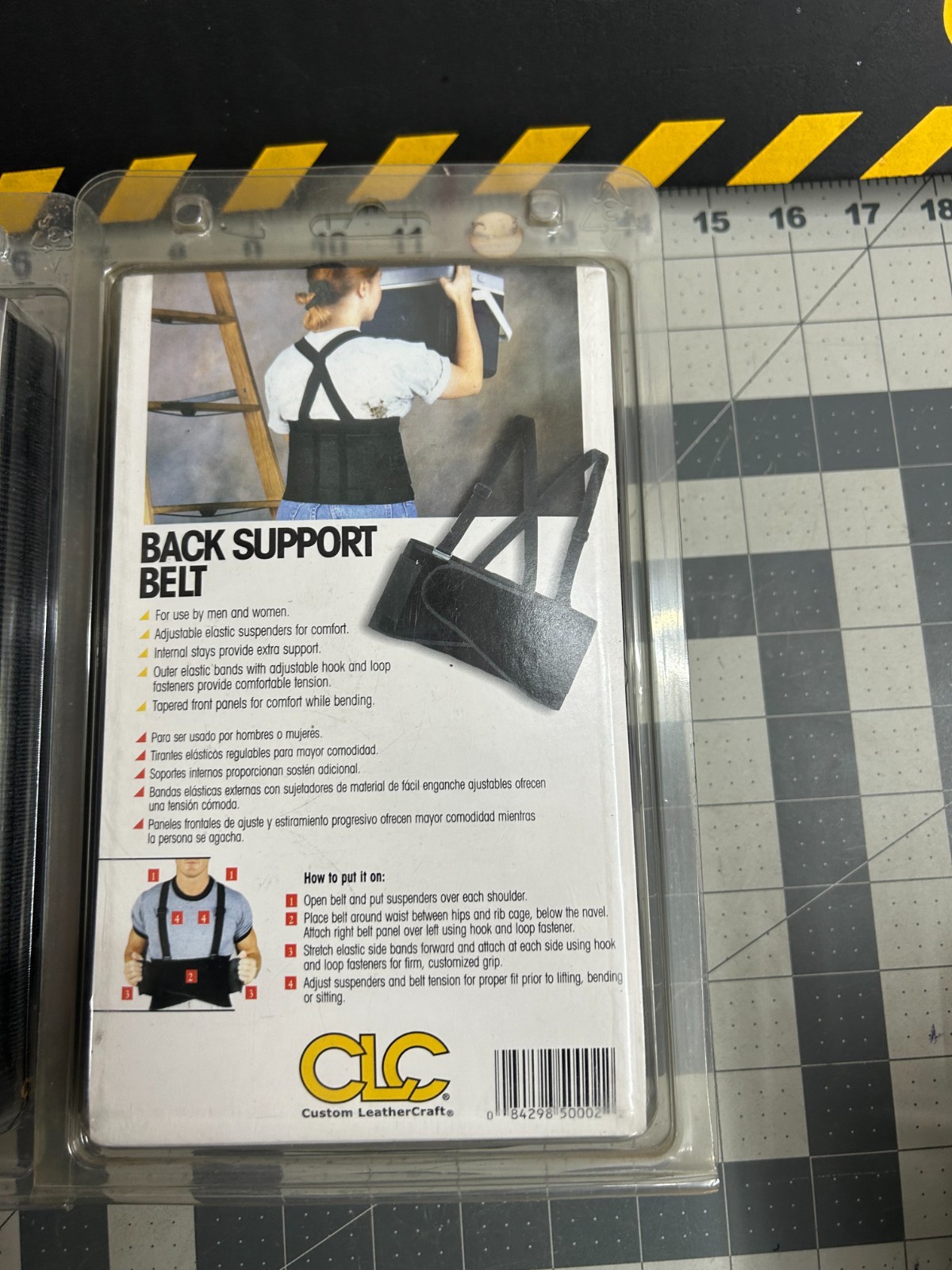 NOS 2-pack lot CLC Tool Works Elastic Back Support Belt Gear Size SMALL & MEDIUM