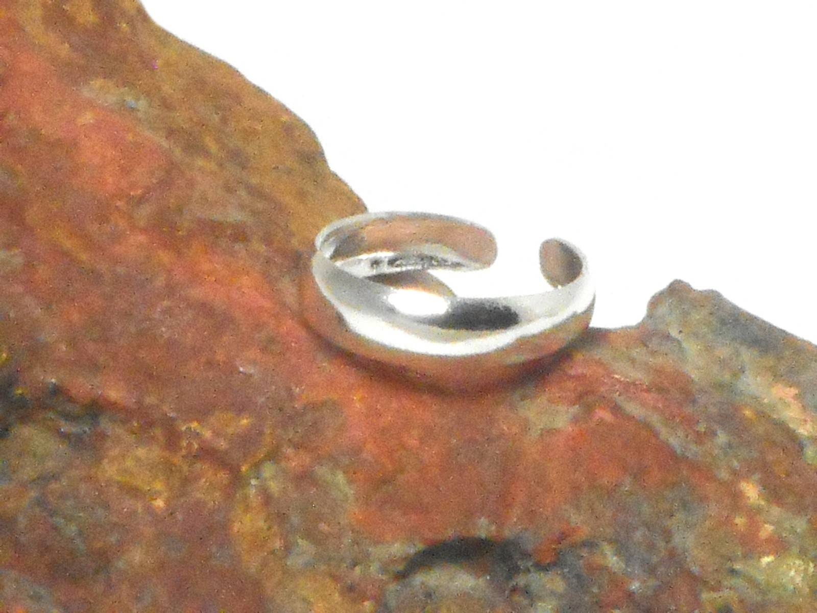 Adjustable TOE RING Sterling Silver 925 - Gift Boxed!