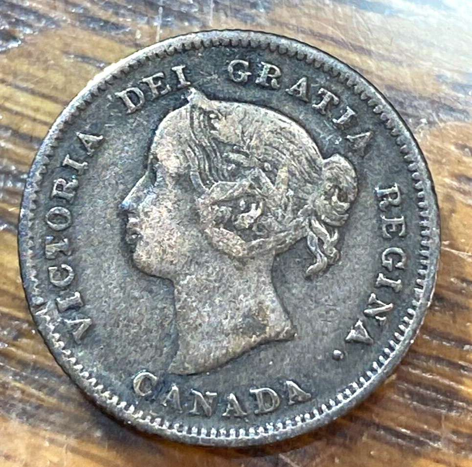 1899 Canada Five Cents Nice Original Choice VF KM-2 CHRC