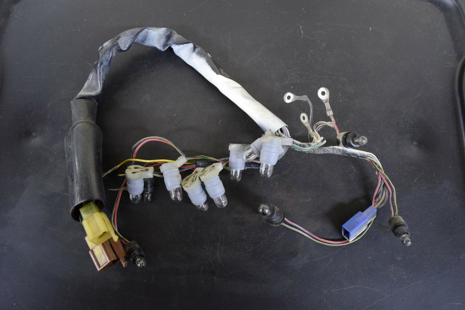KAWASAKI 1985 1986 1987 ZX600 NINJA METER GAUGE LIGHT WIRING HARNESS SOCKET CORD