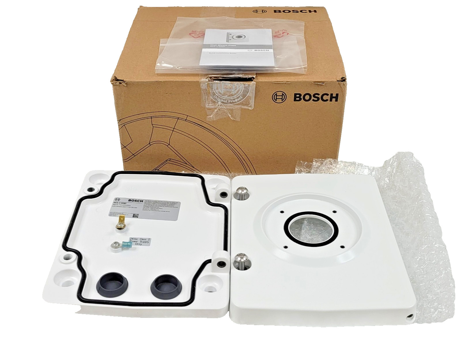 BOSCH NDA-U-WMP Wall Mount Plate Atlantis Power Supply Cover F01U324950 NEW