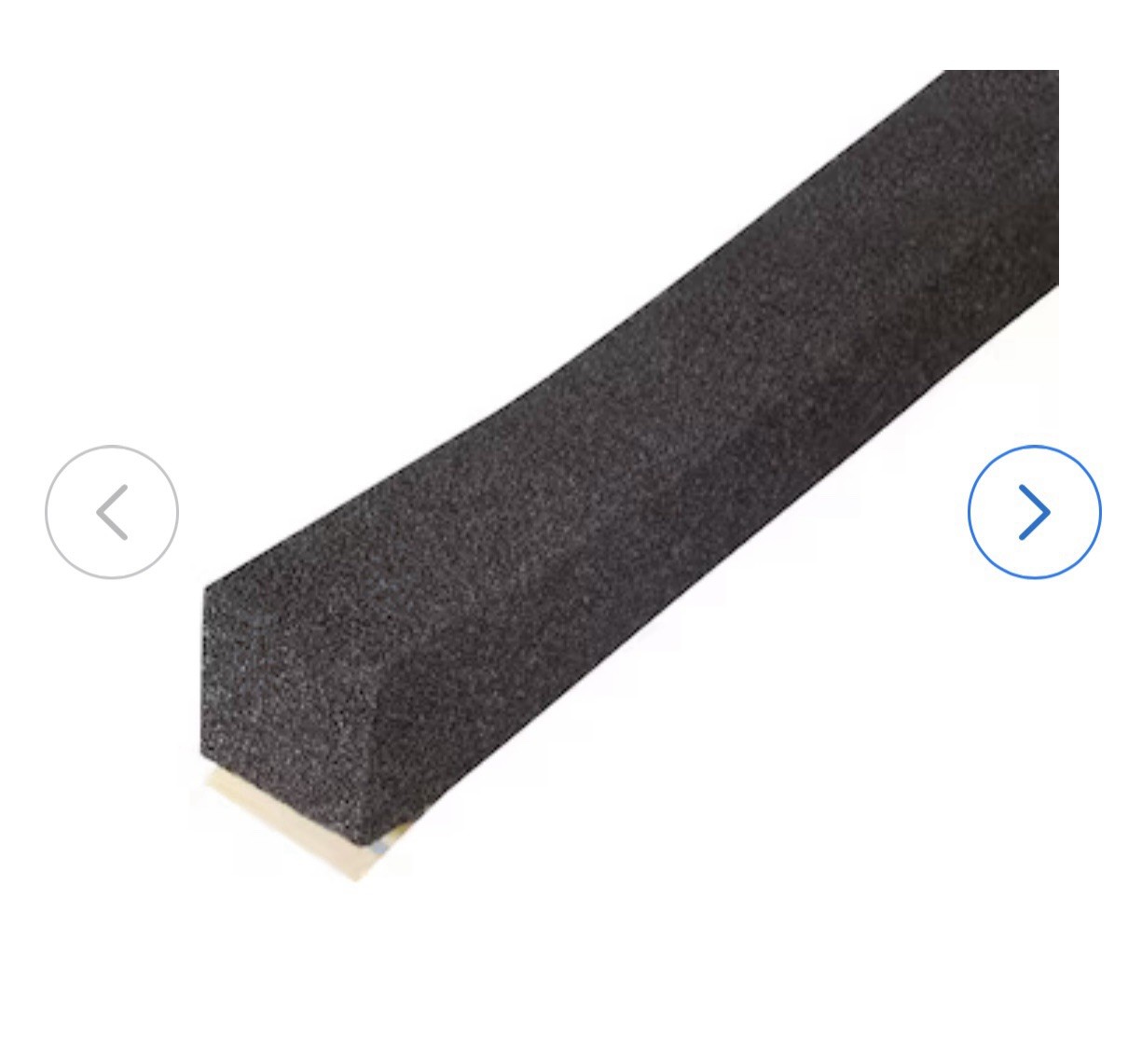 M-D 13-ft x 1-in x 1-in Black Foam Window Weatherstrip 043374031003-Lot of 6