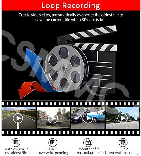 2'' FHD Dash Cam Car DVR Front or Rear Camera Night Vision G-sensor USB