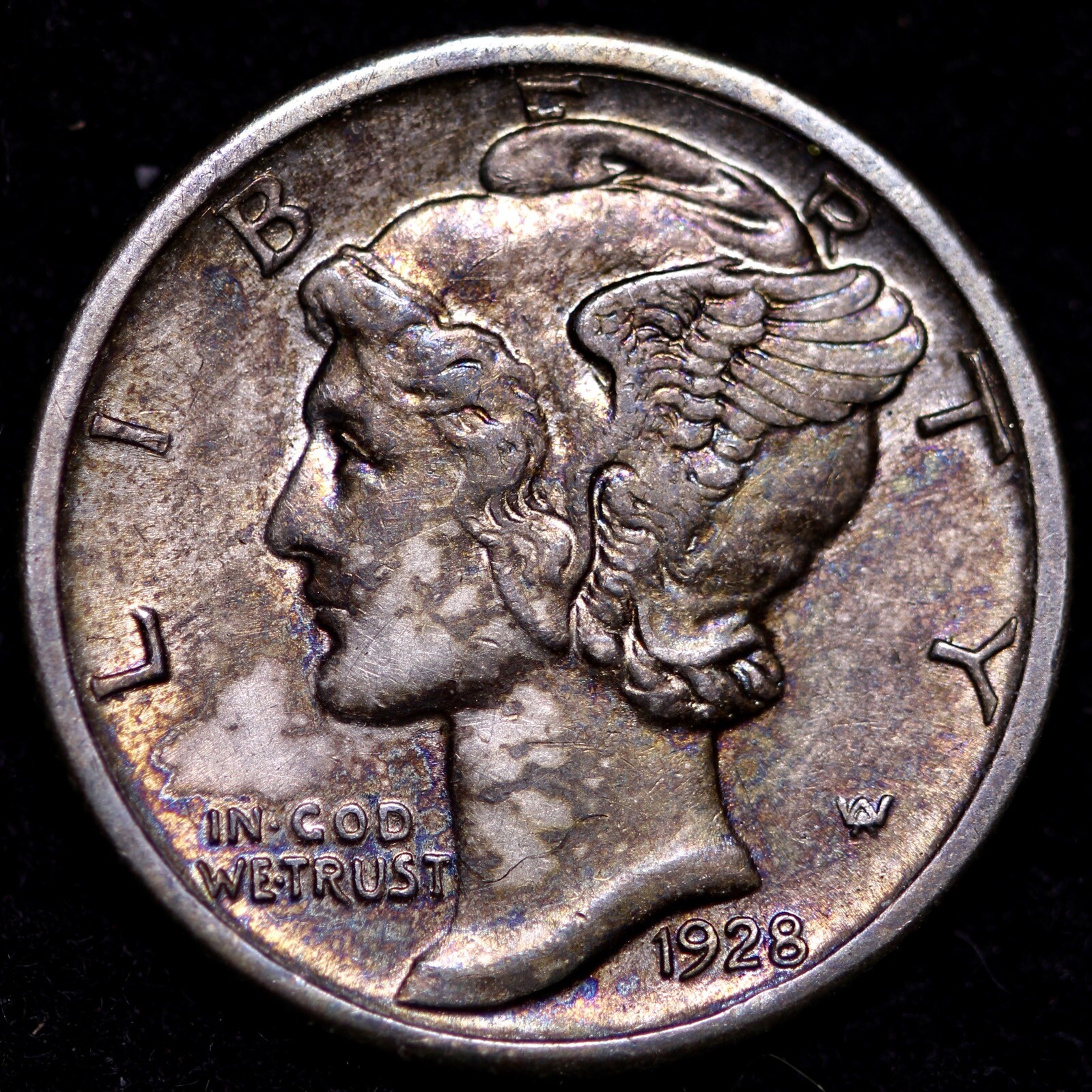 1928 Mercury Dime CHOICE UNC FREE SHIPPING E622 ACM