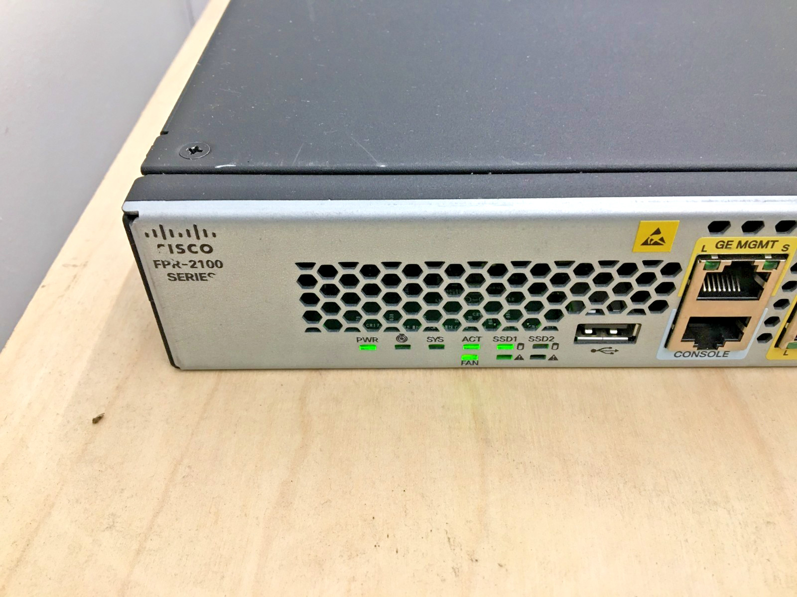 Cisco FPR-2100 Series FPR-2110 V05 Firewall Security Appliance w/ FPR2K-SSD100