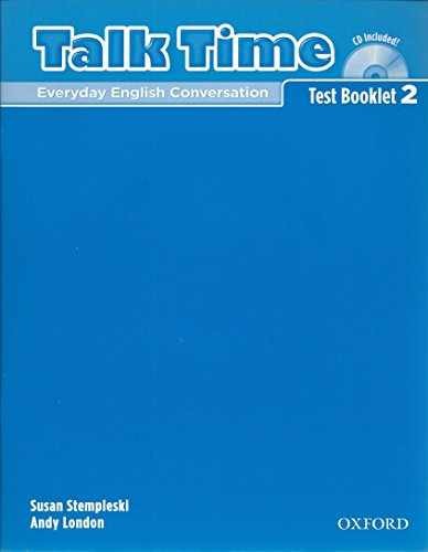 Talk Time 2 Test Booklet with - Paperback, by Susan Stempleski; Andy - Very Good