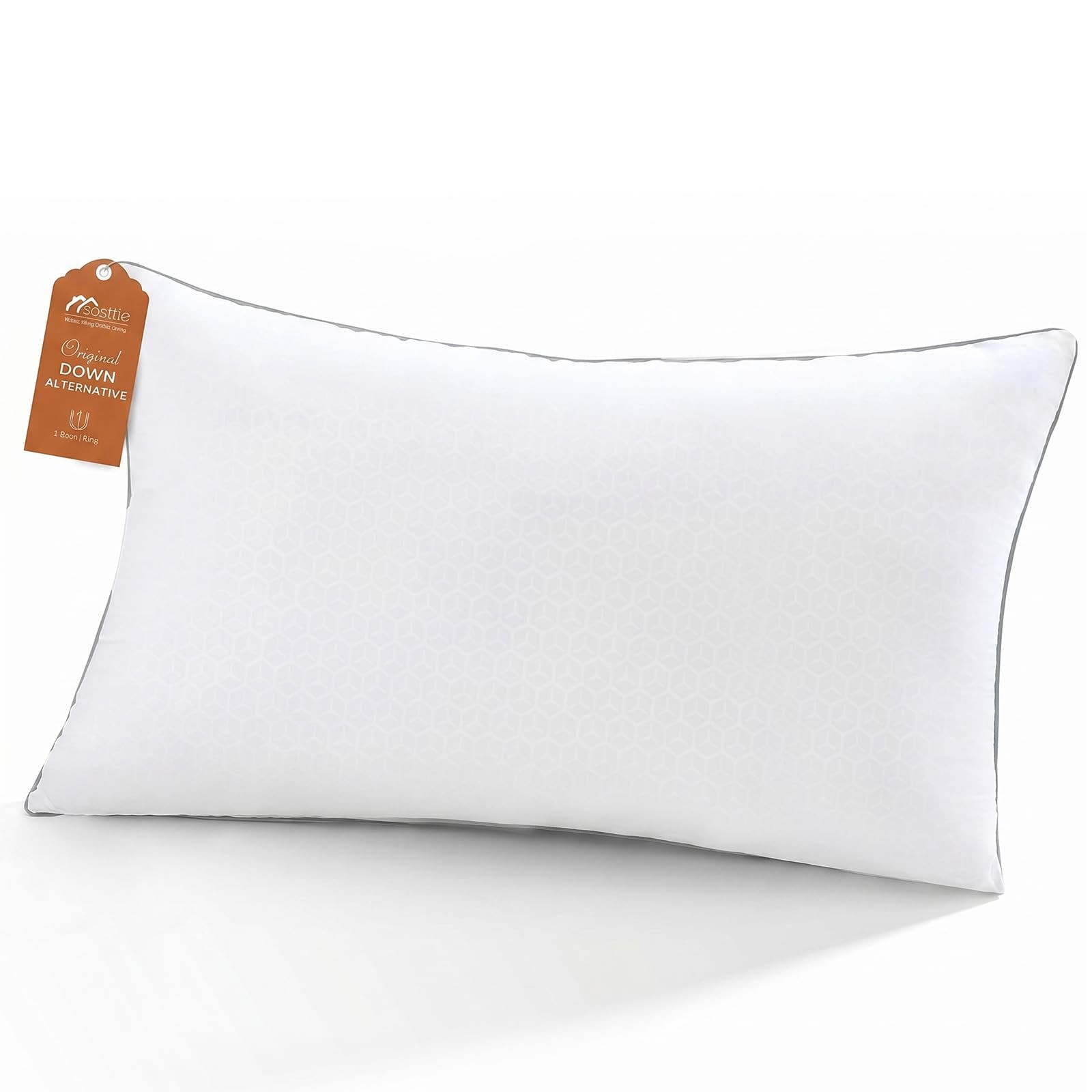 Sasttie King Size Pillow, Hotel Collection Single Bed Pillow for King, White