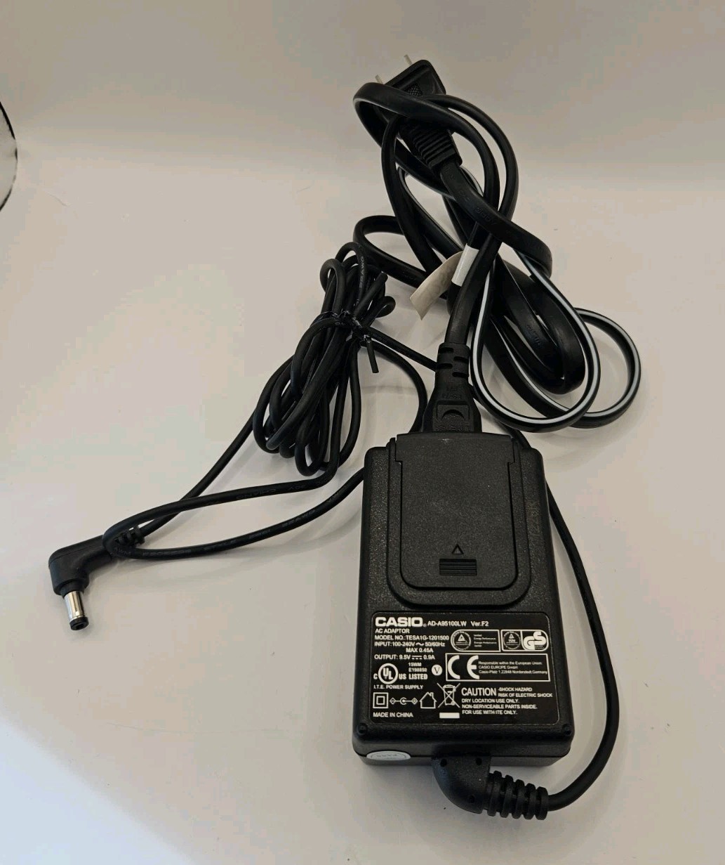 Original Casio AD-A95100LW AC Power Adapter 9.5V TESA1G-1201500 for CT-S SA LK