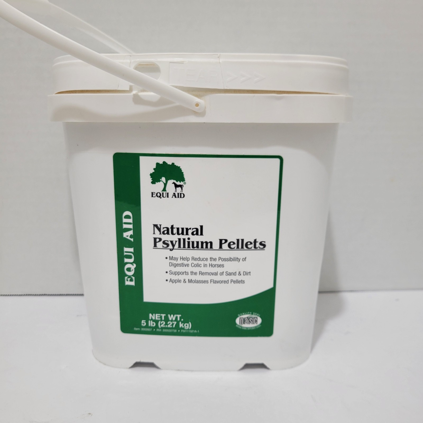 Equi Aid Psyllium Pellets 5lb Supports Digestive Health for Horses  Apple Flavor