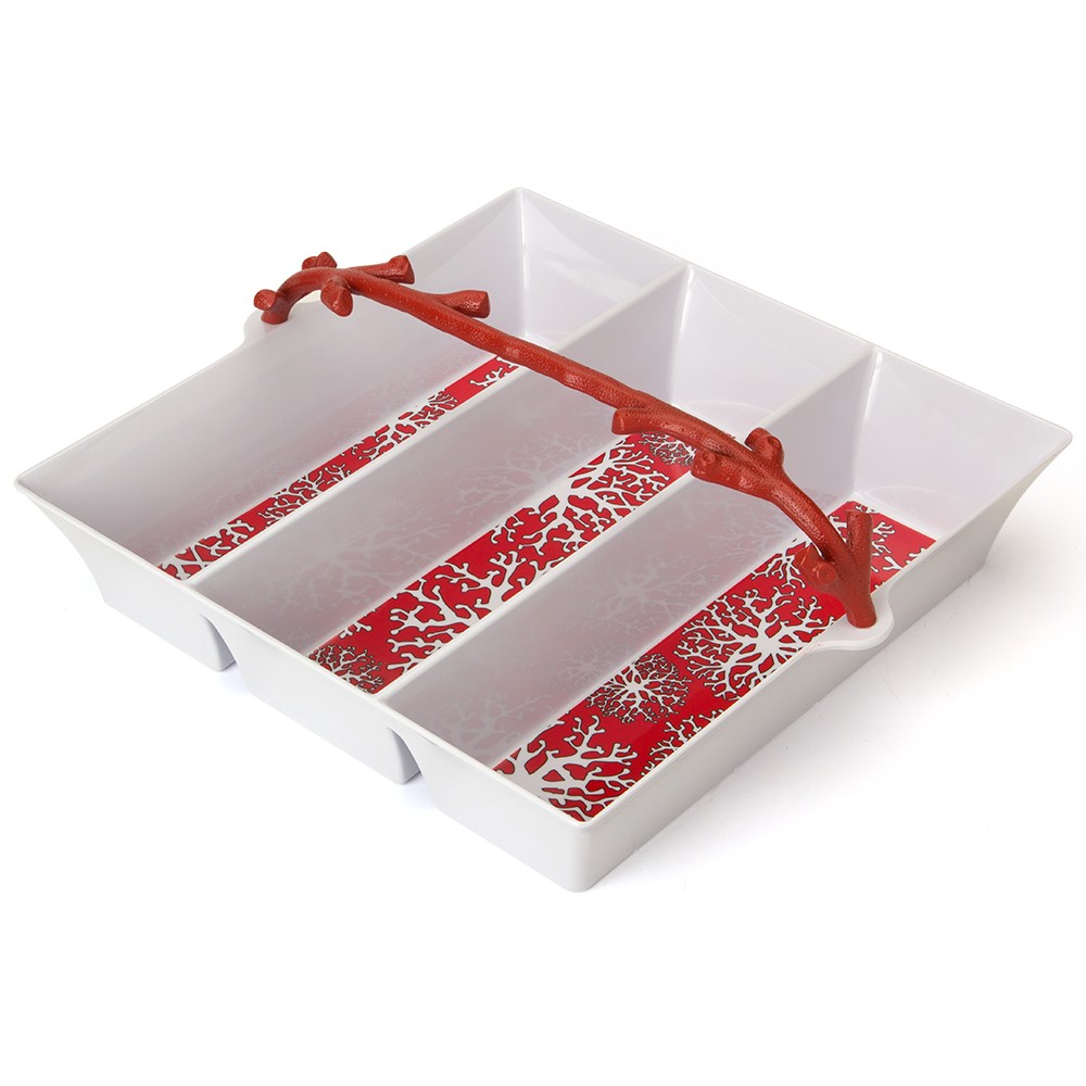 Kim Seybert Coral Melamine Utensil Holder