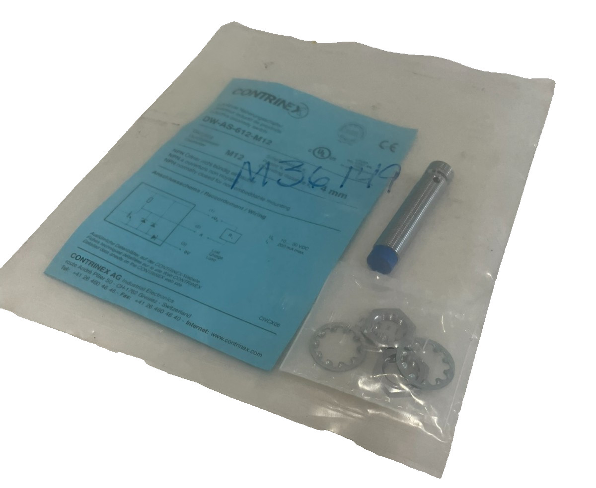 NEW CONTRINEX DW-AS-612-M12 PROXIMITY SWITCH DWAS612M12